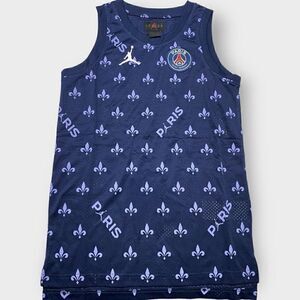 Jordan Nike Paris Saint Germain Statement Navy Vest Junior/ Boys size Large New